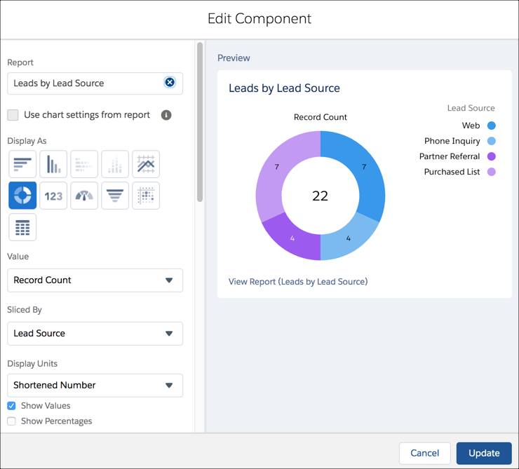 Lightning ダッシュボードビルダーでのデータの視覚化 単元 Salesforce Trailhead