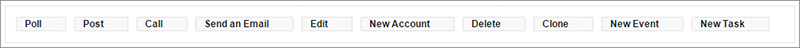 Actions in the Page Layout Editor
