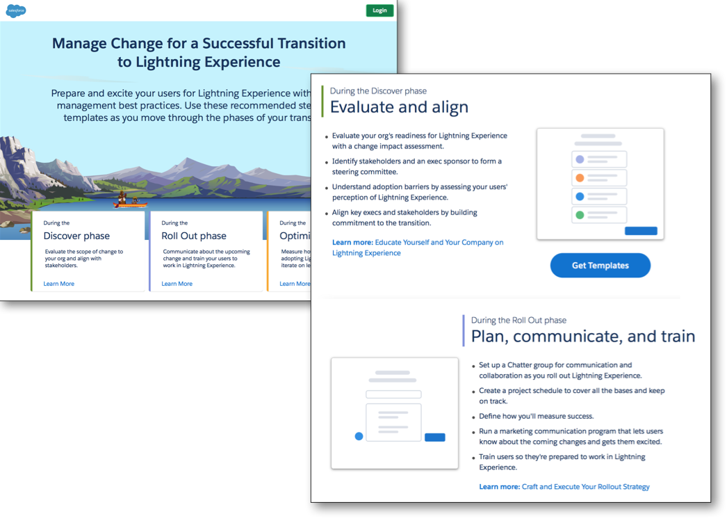 Lightning Experience Transition Change Management Hub