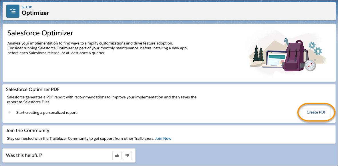 Optimizer starten