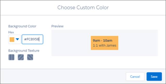 Custom colors and textures