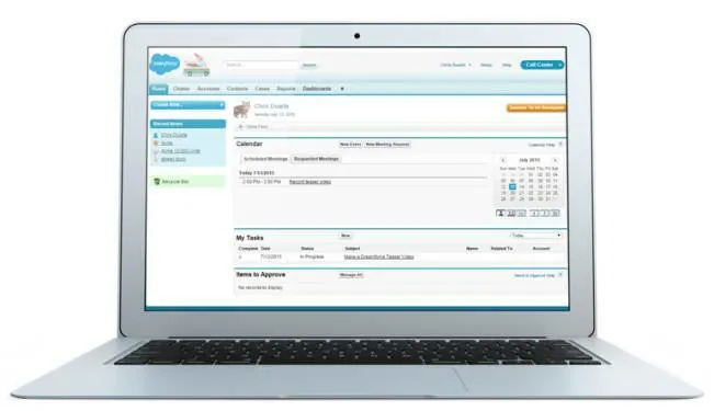 Salesforce Classic user interface