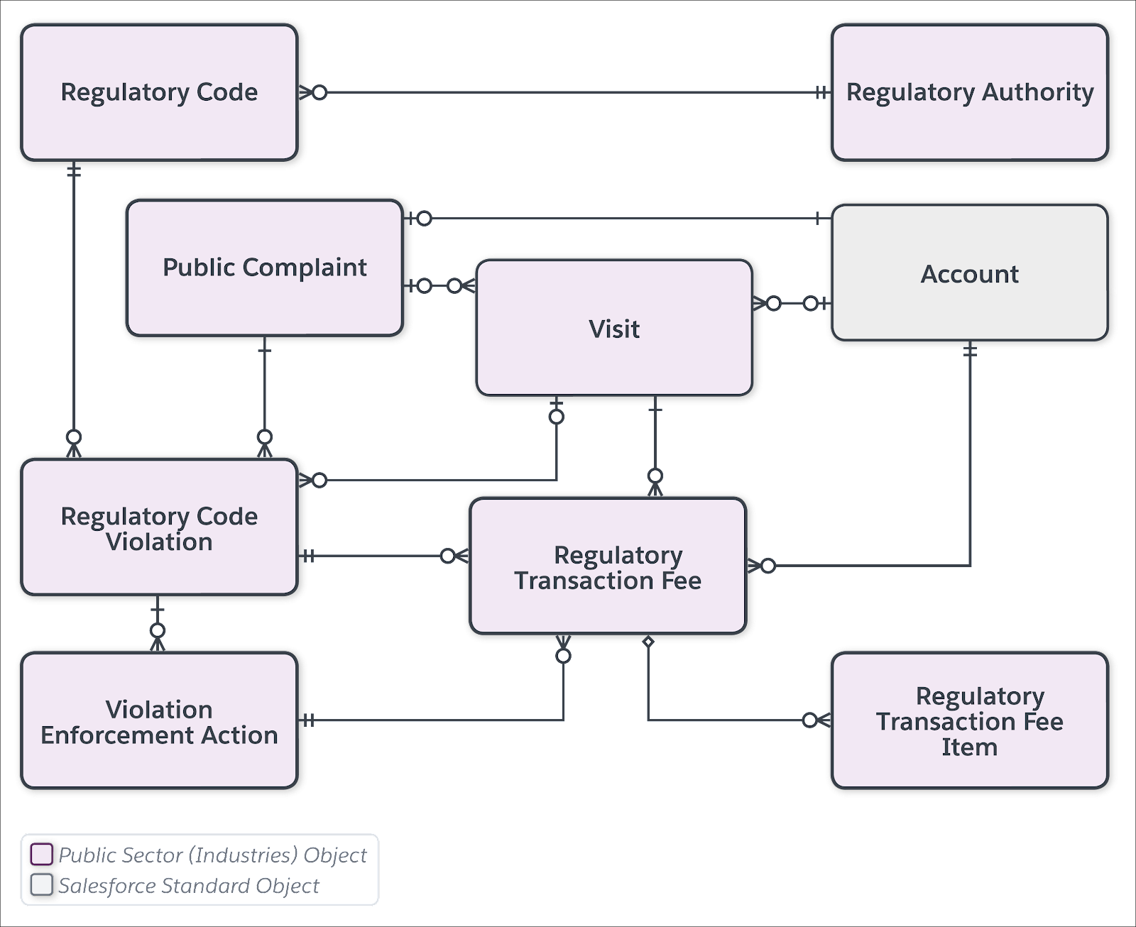 The public complaint data model.