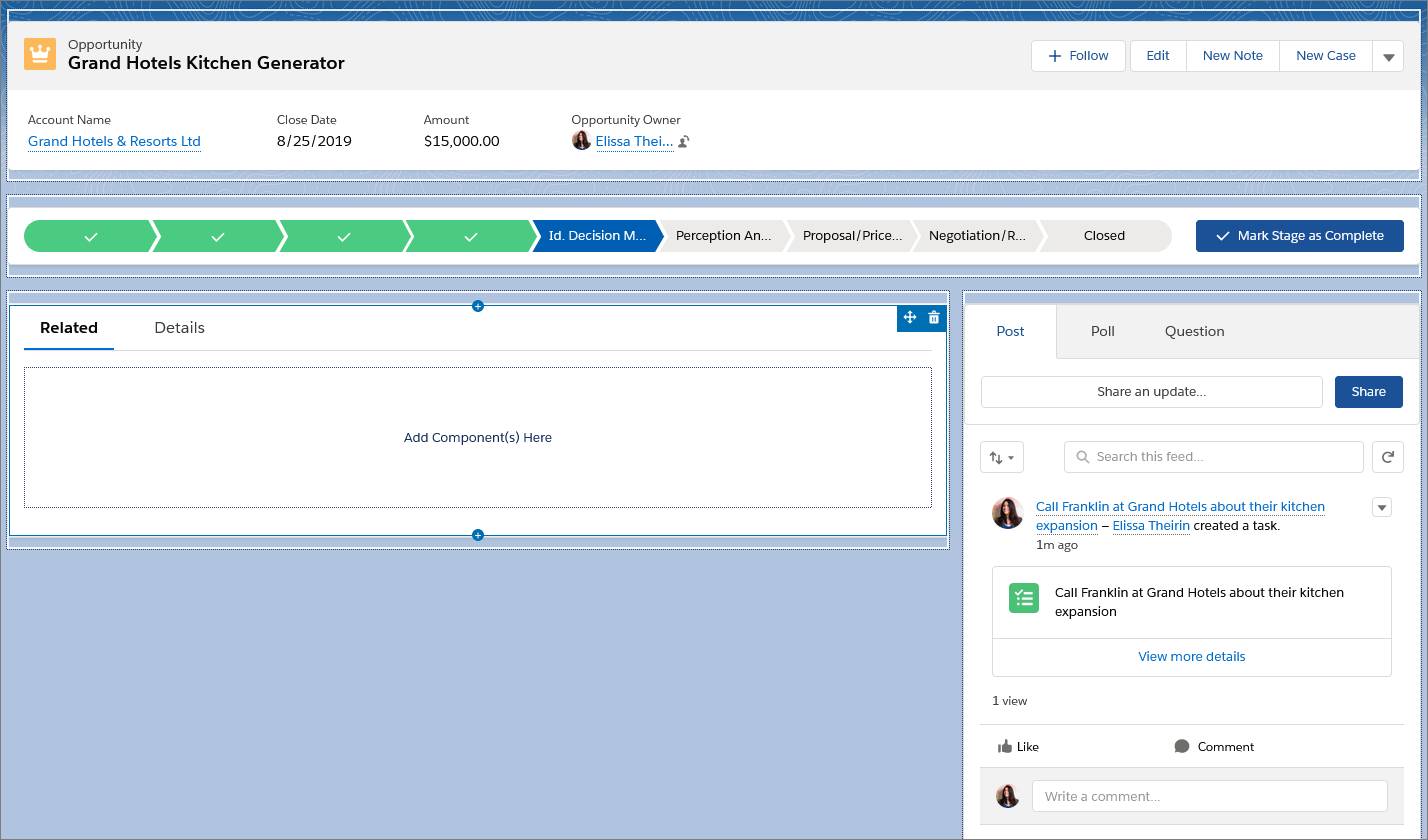Agregar el componente Tabs (Fichas)