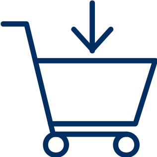 Shopping cart icon