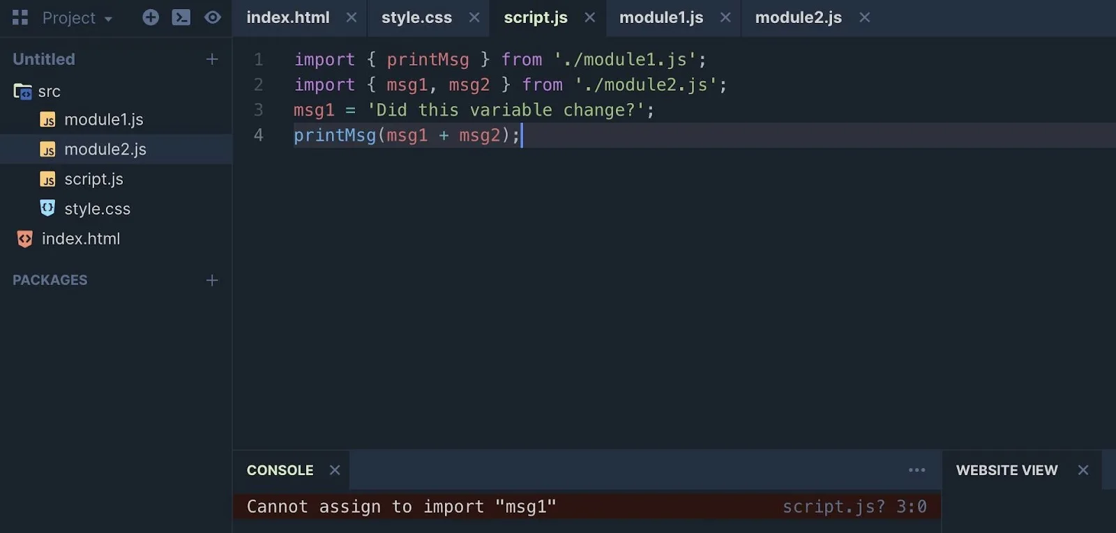 Organize Code with Modules | Salesforce Trailhead