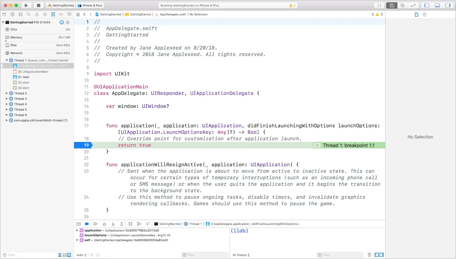 swift add trailing constraint in xcode ide