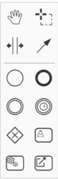 The BPMN flow main menu.