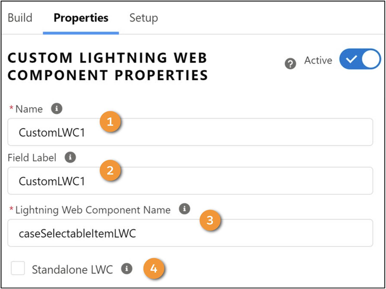 Custom Lightning Web Component Properties