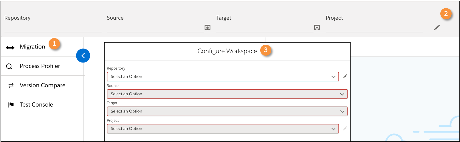 Migration dashboard