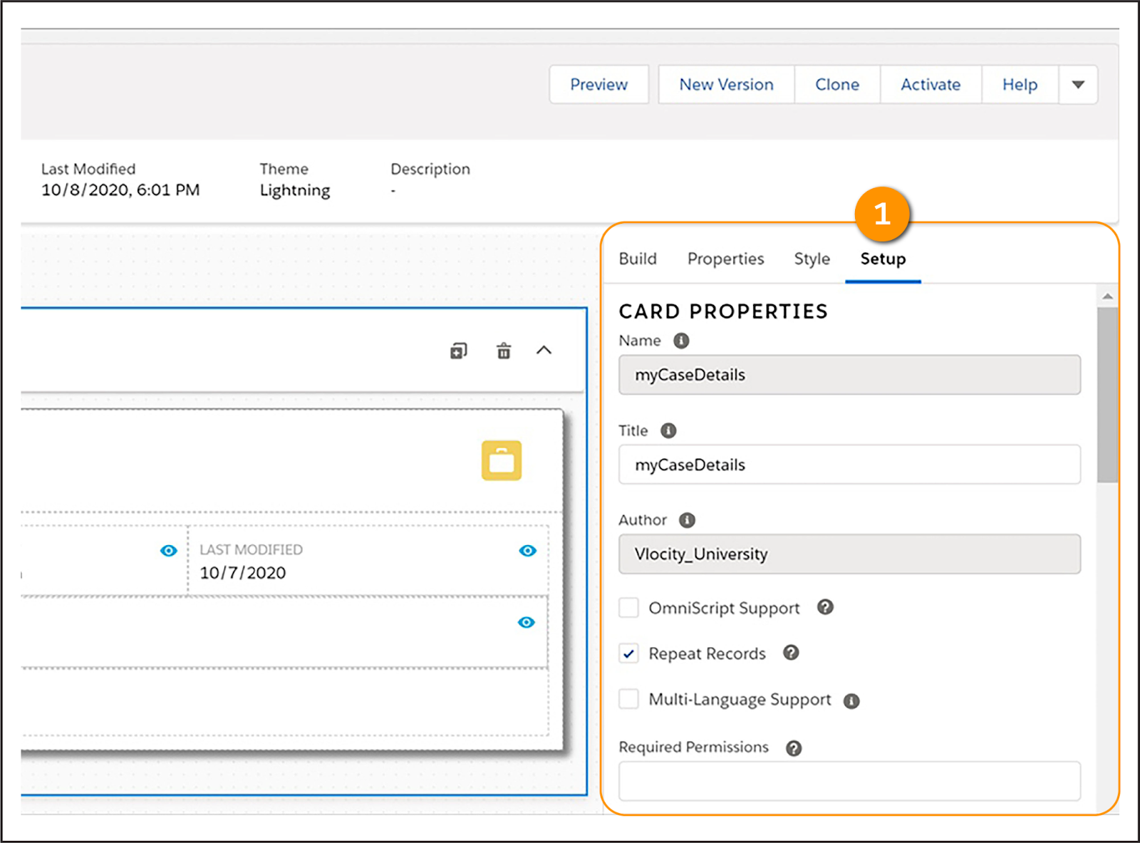 Unidad Explore the FlexCard Designer | Salesforce Trailhead
