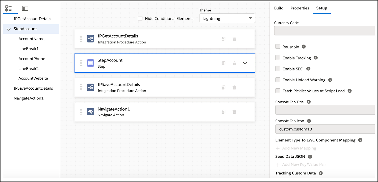 Dig into the OmniScript Designer | Salesforce Trailhead