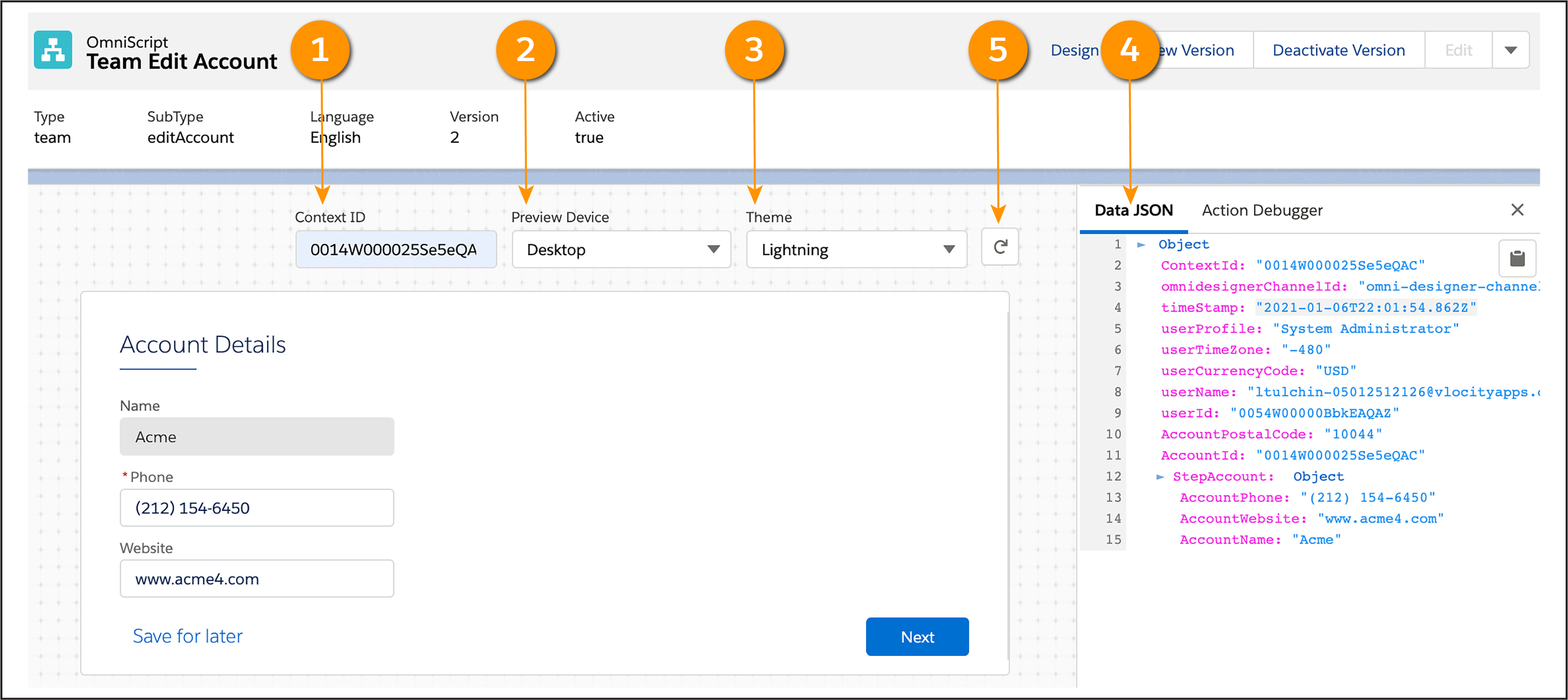 OmniScript Designer の詳細を説明する 単元 | Salesforce Trailhead