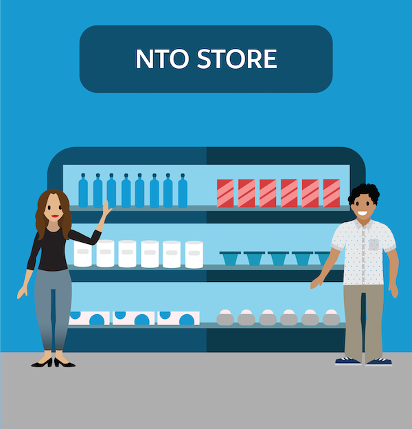 An NTO store outlet