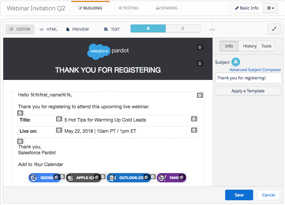 Advanced Email Marketing: A B Testing Advanced Email Marketing: A B Testing