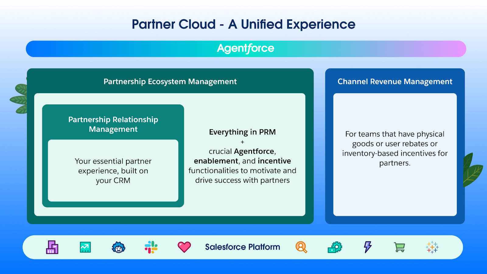 The Partner Cloud experience and its components