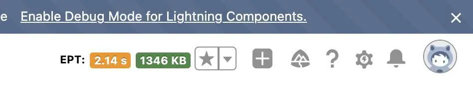EPT displayed in the browser window.