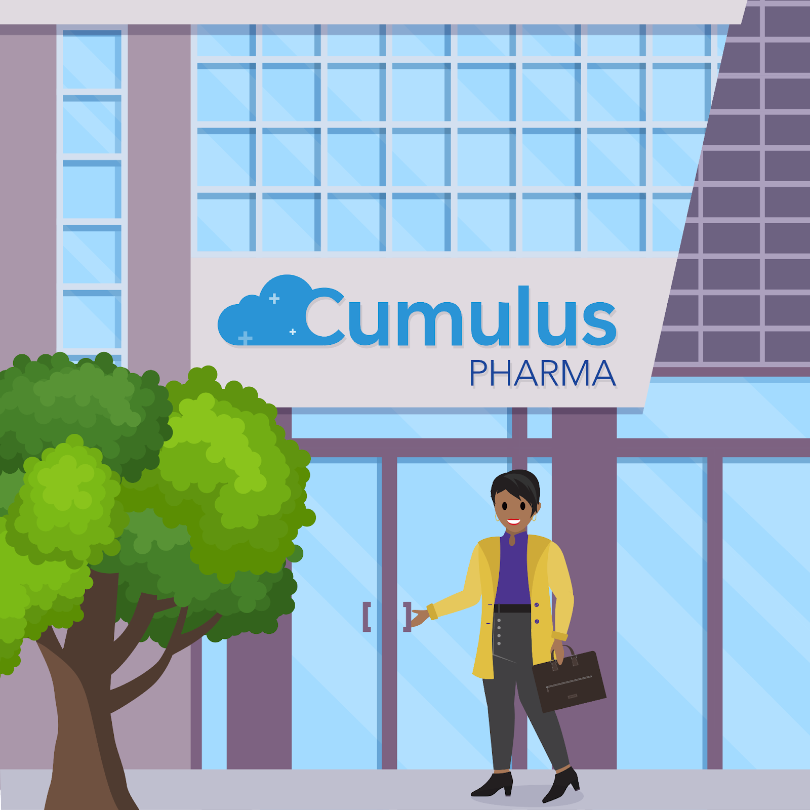 Cumulus Pharma で新しい仕事を始める Olivia