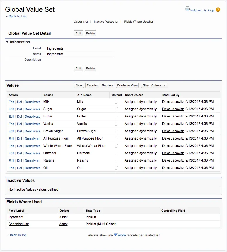 Edit a global value set example