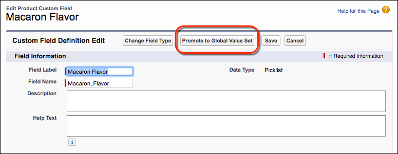 Share Values With Global Value Sets Unit Salesforce Trailhead