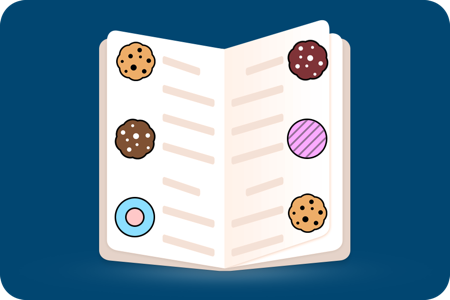 Viewing a cookie menu