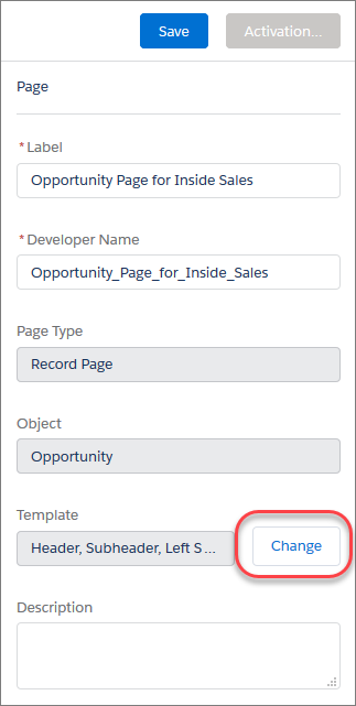 Page Properties panel with Change button highlighted.