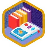 Flow Elements and Resources Specialist superbadge icon.