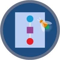 Emblema Fluxos acionados por registros