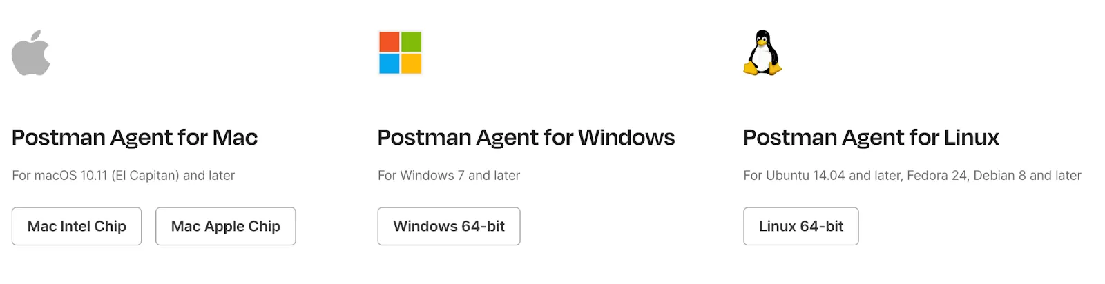 download postman desktop agent