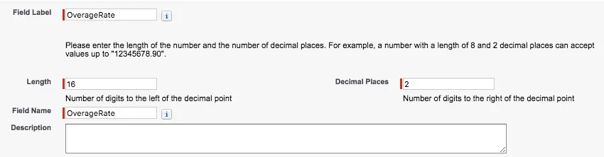 New currency field properties