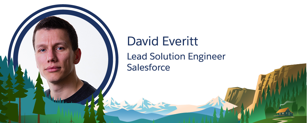 Imagen de un empleado de Salesforce, David Everitt