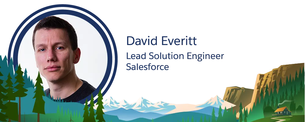 Bild des Salesforce-Mitarbeiters David Everitt.