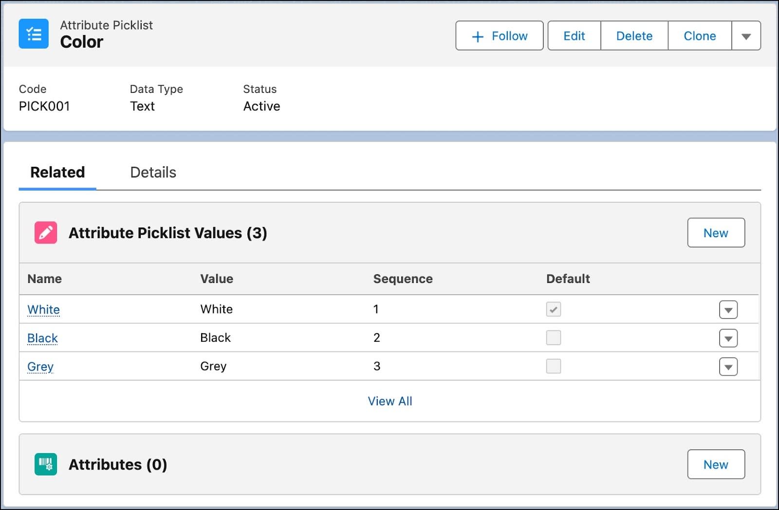 Create Product Categories and Attributes in Salesforce