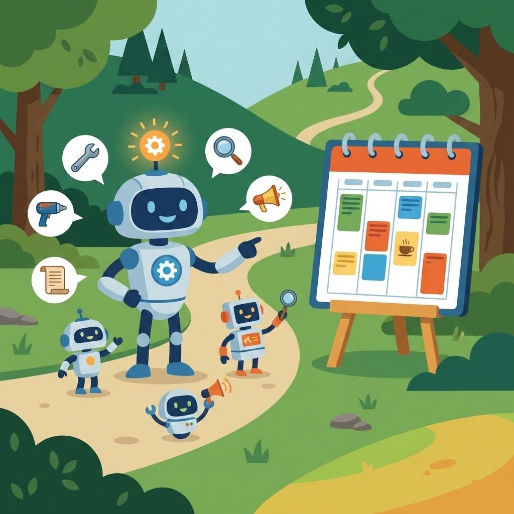 Reasoning allows an agent to use subagents, tools, and instructions to help with day-to-day business tasks, like creating a daily schedule.