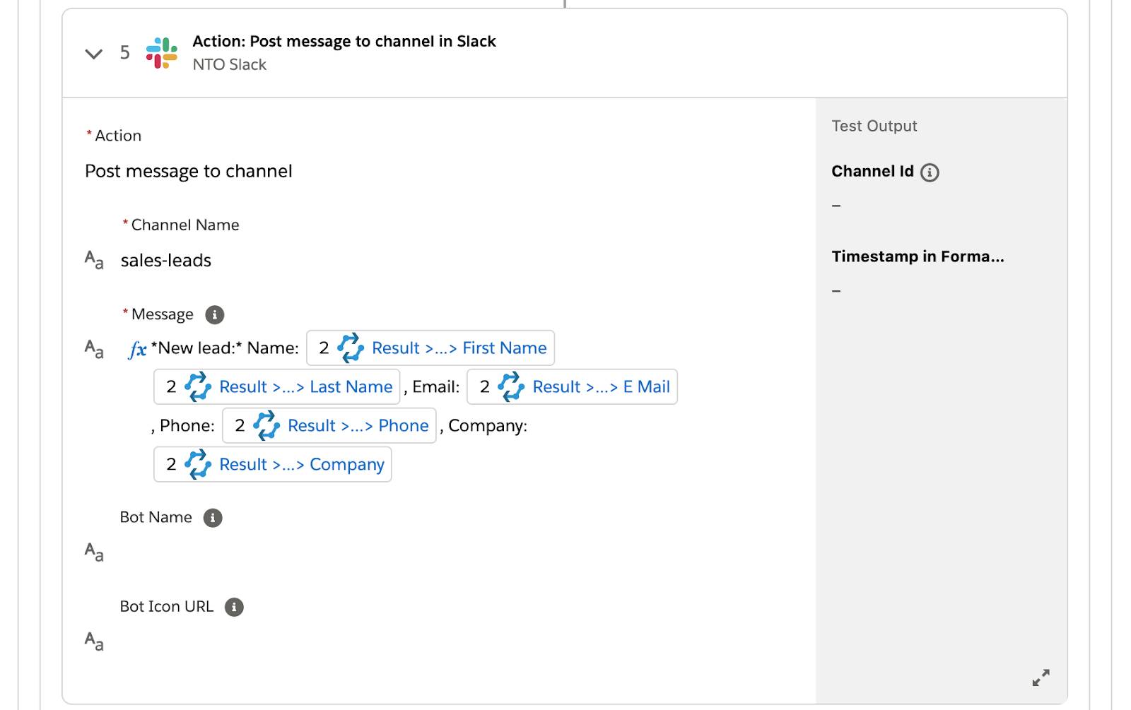 Tested flow showing step 5 in If branch without a green check mark.