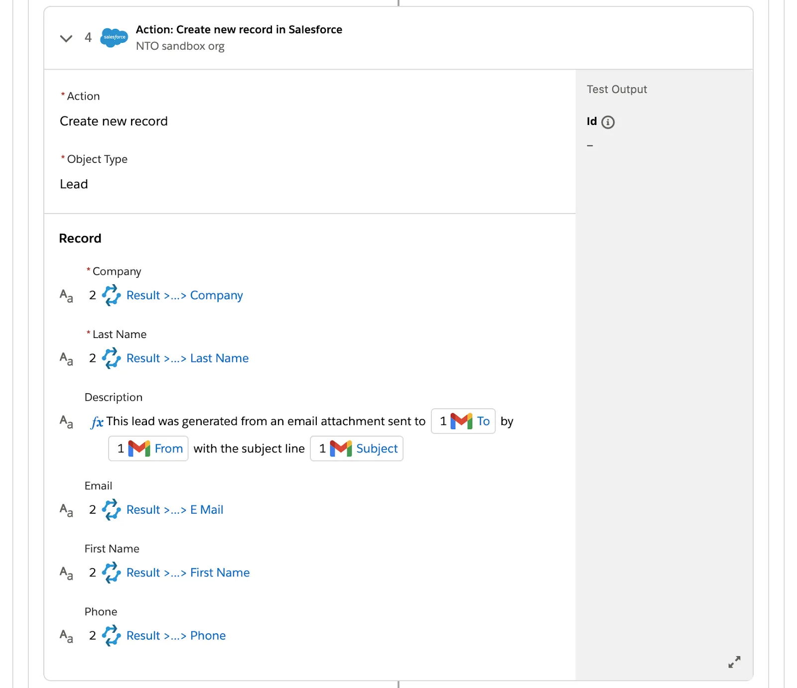 Tested flow showing step 4 in If branch without a green check mark.