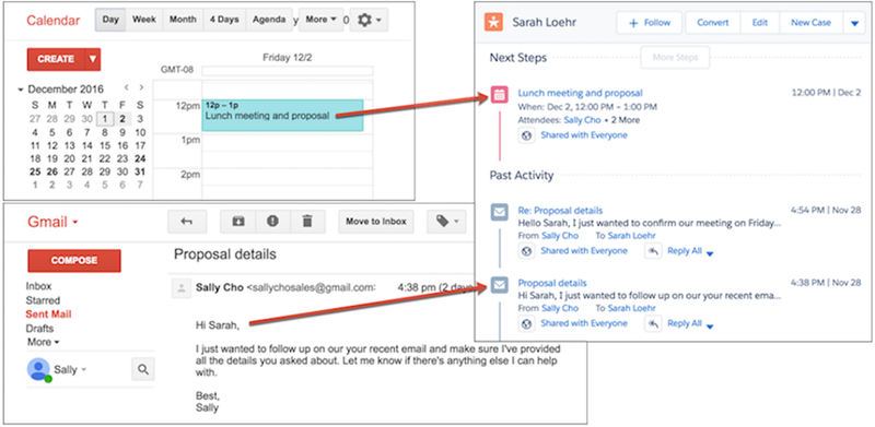 Einstein Activity Capture relates email and events to Salesforce records