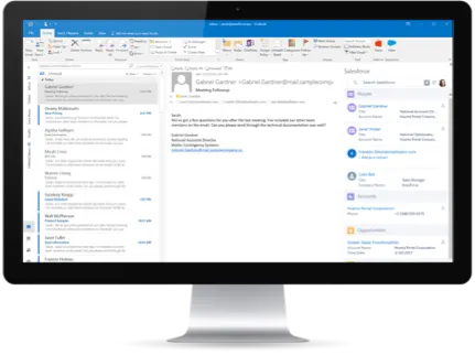 Connectez vos e-mails à Salesforce