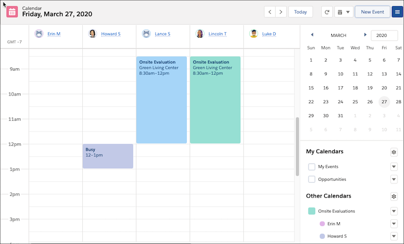 Work Smarter in Calendar and Events Unit Salesforce Trailhead