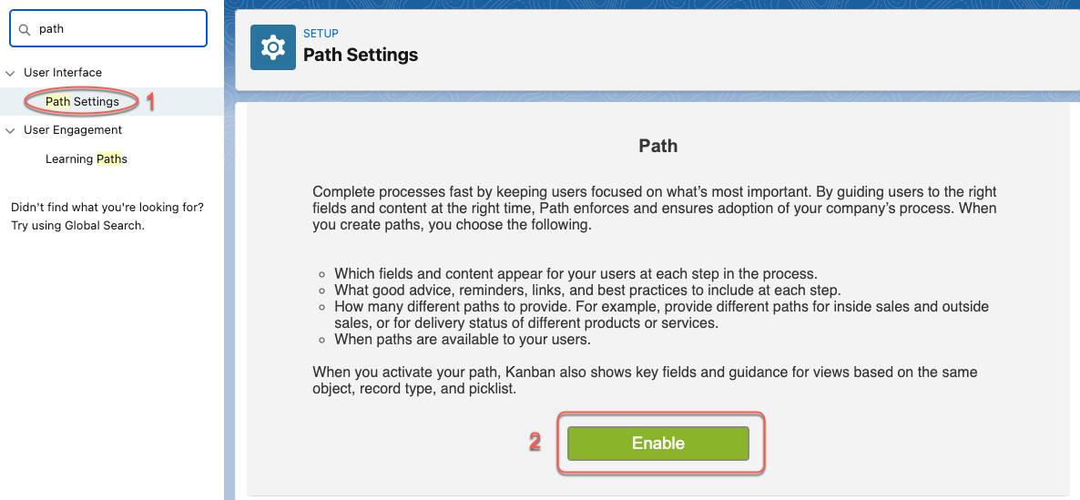 Activer Sales Path
