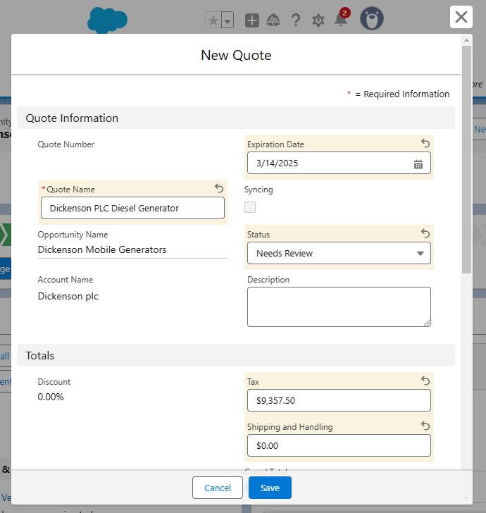 Customer Quotes & Contracts | Salesforce Trailhead