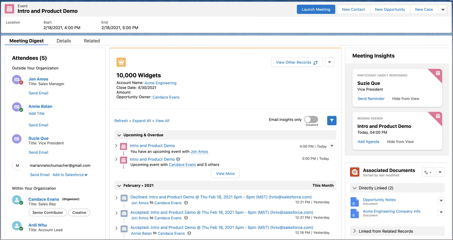 Trailhead　Unit　Features　Use　Meetings　Salesforce　Salesforce