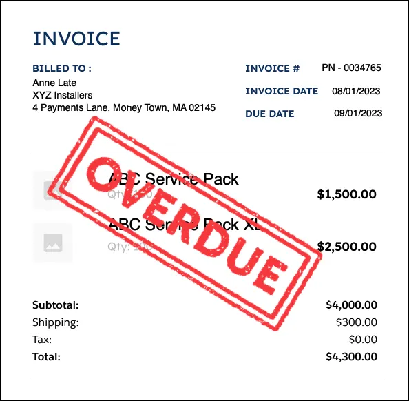 Overdue Invoice