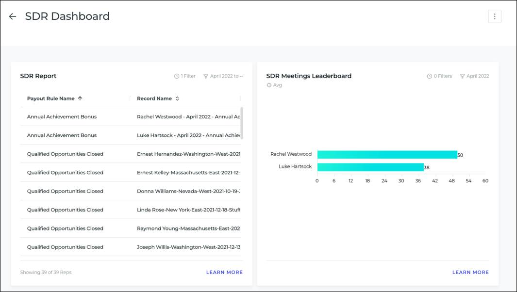 A new SDR dashboard.