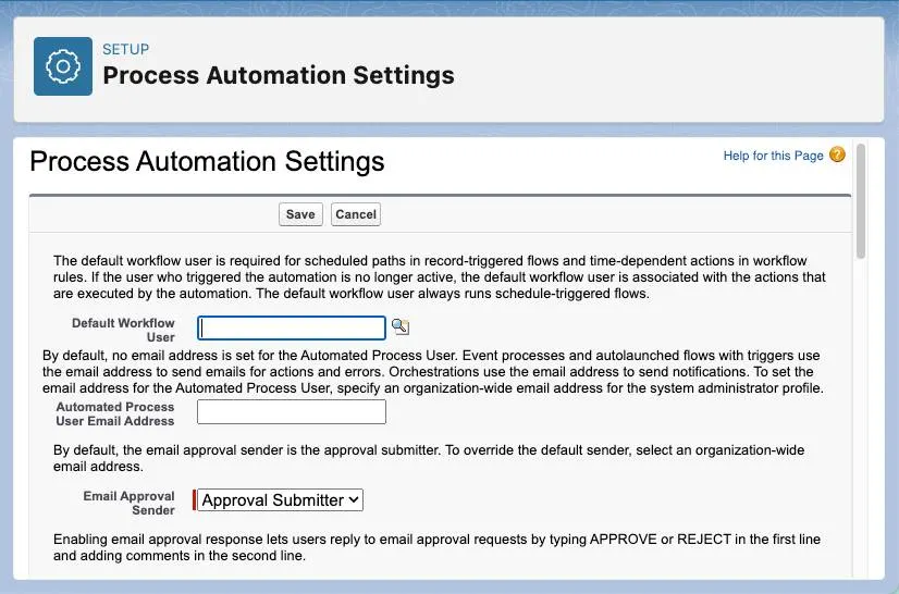 In the org, specify a Default Workflow user. Certain actions in the RMA flow run as this user.