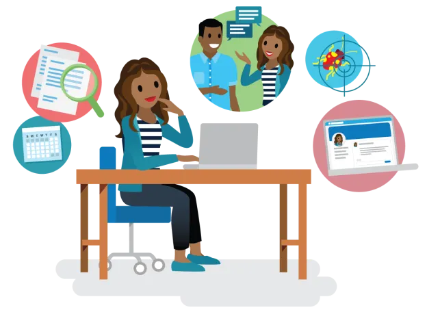 Un spécialiste de la sensibilisation à la sécurité accomplit diverses missions, qui ont notamment trait à la communication, à l’analyse des menaces, à la gestion des réseaux sociaux et des projets, et à la révision des politiques.