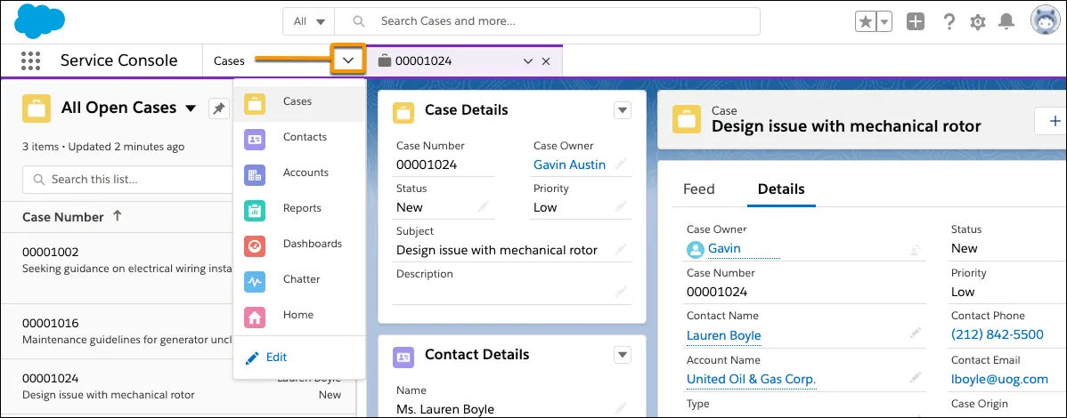 how to create a case on salesforce