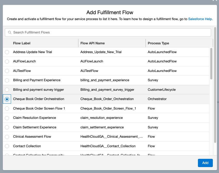 Add a fulfillment flow.