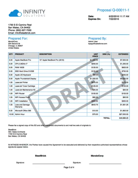 Draft proposal example