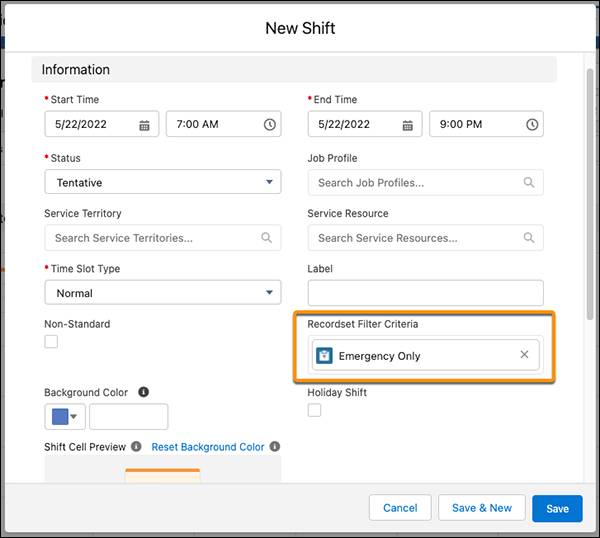 Recordset Filter Criteria
